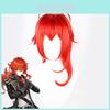 Genshin Impact Diluc Cosplay Wig Perfect For Themed Parties And Halloween Costume Contests