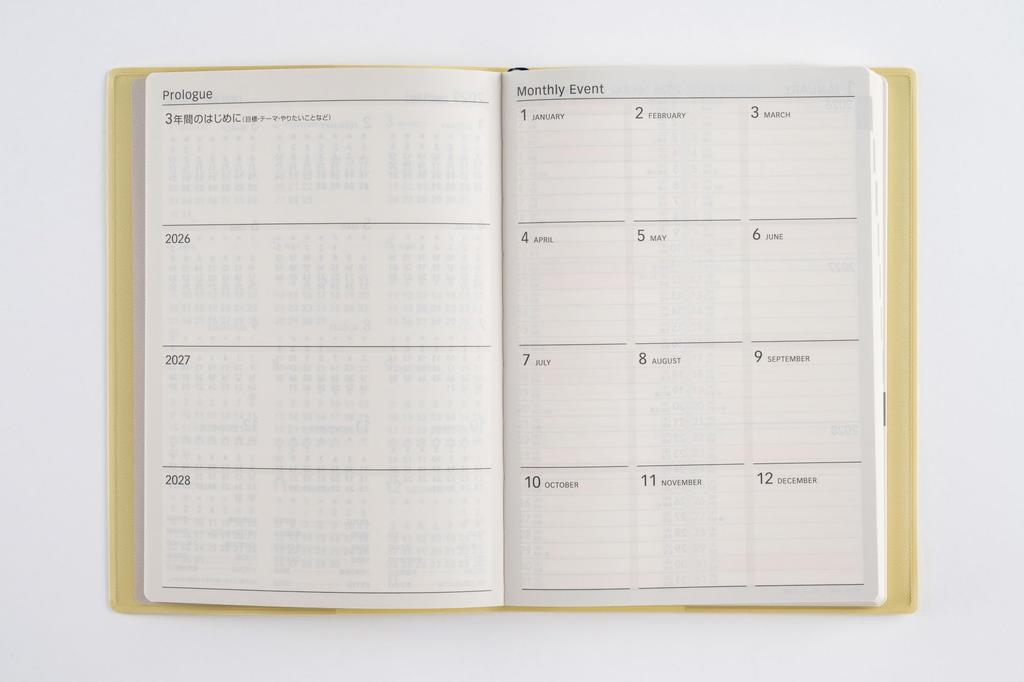 Takahashi 2026 B6 Diary 344 January 3-Year No. (Starts 2026)