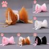 Vlásenka z uší kočky Fox Načechraný plyšový Cosplay klip Barrette Party Kostýmní doplněk