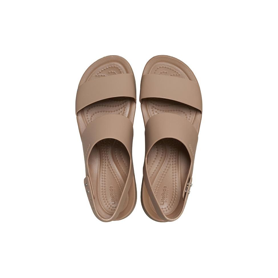 Crocs Fashion One Strap Sandals Women Sandals Light-Khaki 206453-2EL