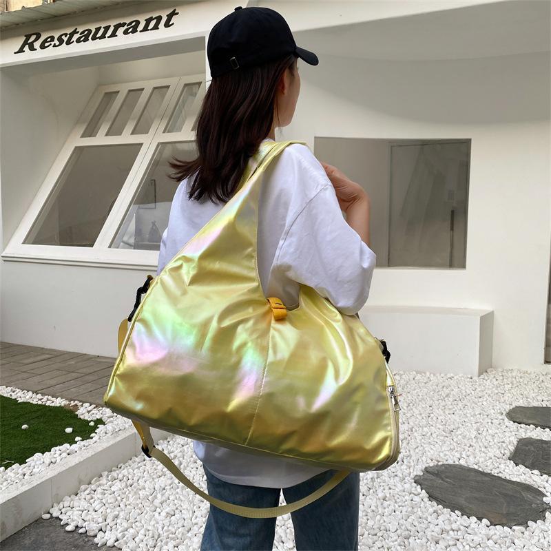 Fashion-Forward Yoga Travel Duffel - Spacious & Stylish for Gym, Fitness & Short Trips - Versatile Storage Compartments for Work or Adventure