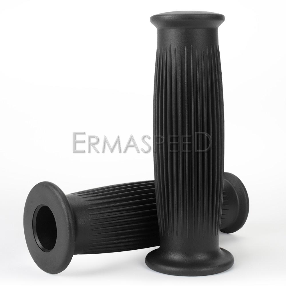 Motorcycle Grips Retro Non Slip Rubber Bar End Thruster Grip 7/8" 22mm 24mm Motorcycle Comfort Hand Handlebar Grip