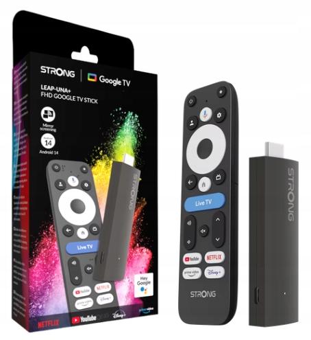 Starker LEAP-UNA+ Google TV Stick Android 14 FHD HDR10+ USB-C