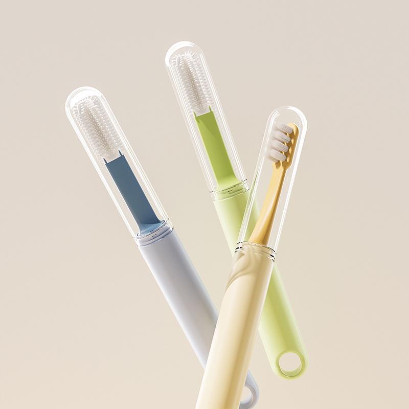 Dual-Ended Pet Toothbrush Set for Cats and Small Dogs