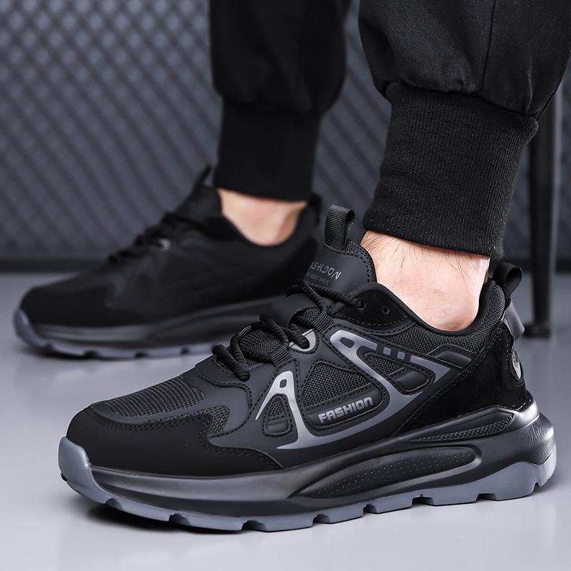 New Autumn and Winter Men's Outdoor Recreational Sports Shoes Four Seasons Lightweight Non Slip Wear-resistant Hiking Shoes