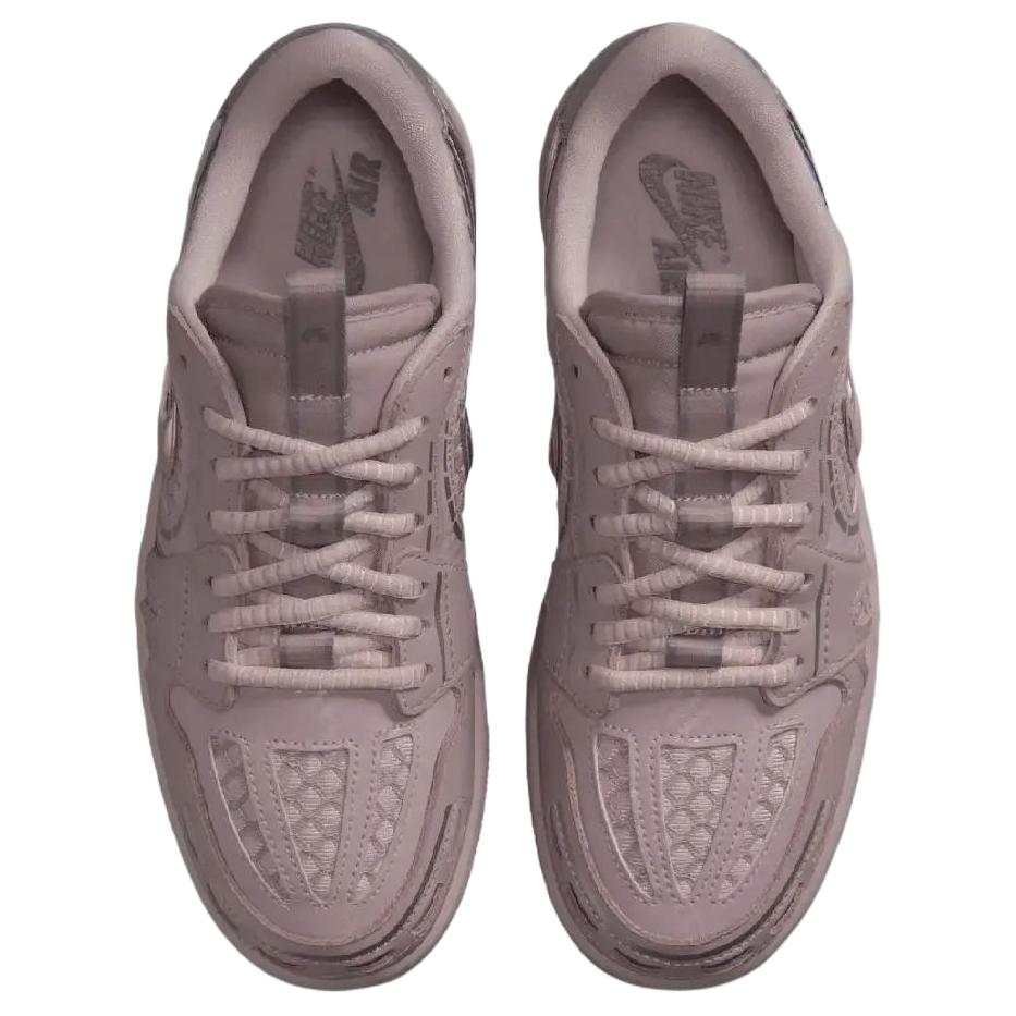 Jordan Air Jordan 1 Breathable Low top Vintage Basketball Shoes Women's Pink Silver HQ2186-601