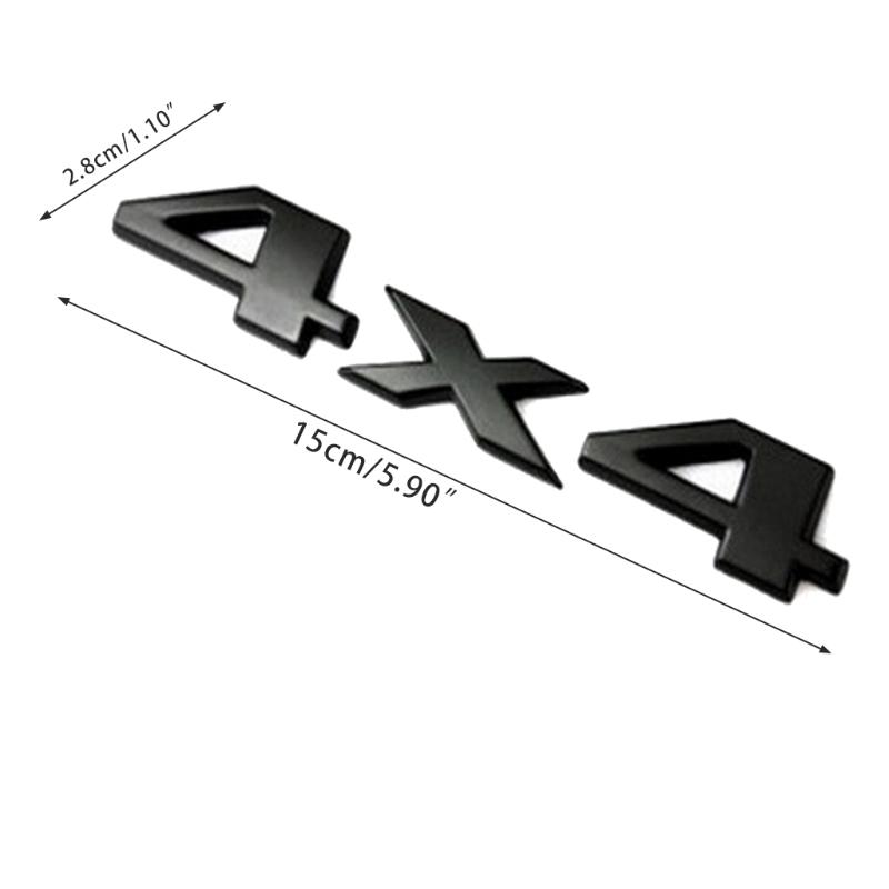 Tailgate Insert Letters 3D Raised Car Letter 4X4 Sticker with Adhesive Tape