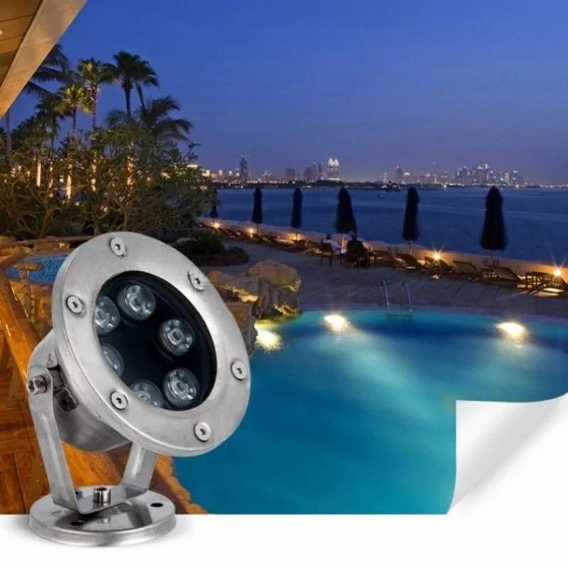 6W 12W 18W 24W 30W 36W LED Underwater Spotlights Pond Submersible Night Lamp Outdoor Garden Swimming Pool Party Landscape Lamp