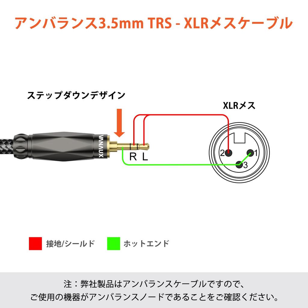 XLR to 3.5mm Conversion Microphone Cable, Unbalanced 3.5mm TRS (Male) to XLR (Female) 3-Pilot Cable, Suitable for MicrophonesSpeakersConsolesMobile