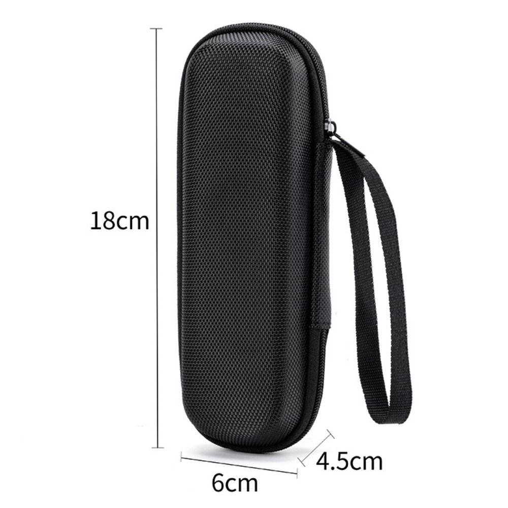 Mini Zipper Earphone Case Black Pouch Carrying Bag Durable Small Bag  Digital Accessories