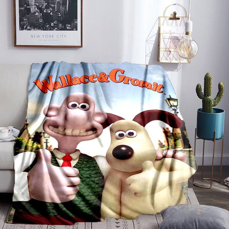 Wallace Fowl Revenge Throws Blanket Flannel Blankets Plush for Couch Bed Gifts for Men Women Travel picnic blanket Christmas fan gifts