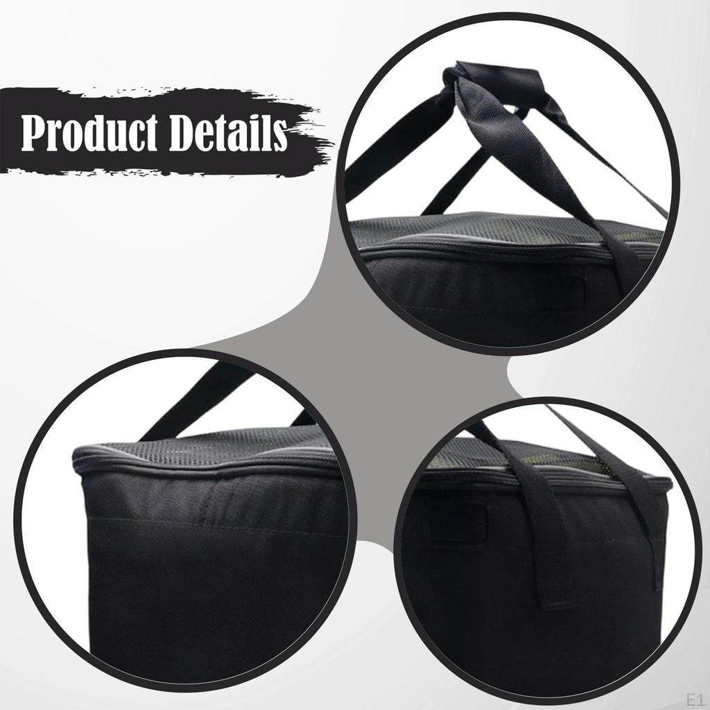 Pickleball Bag Outdoor Premium Versatile Women Men Portable Holds 120 Balls