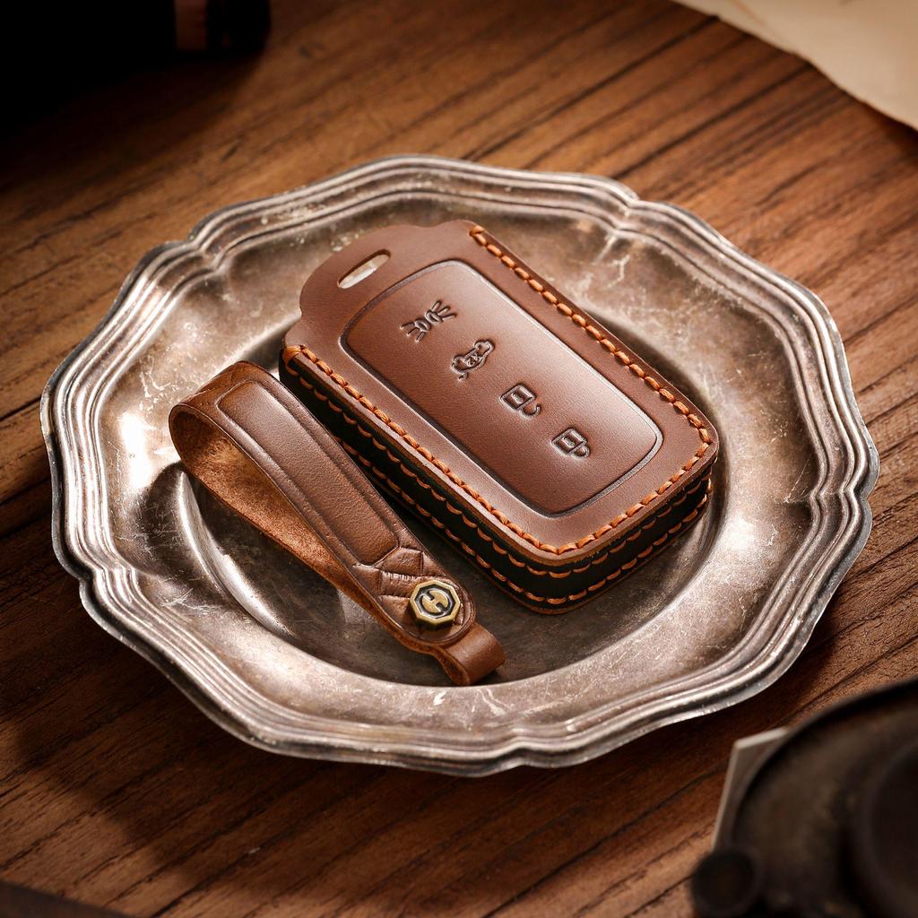 Maserati Key Cover for Greg President Ghibli MC20 - Car Key Bag, Buckle, and Pendant