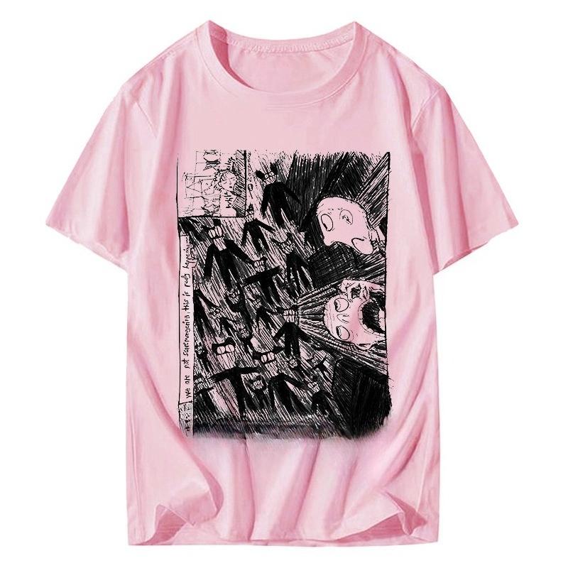 Vintage T Shirt Men Fashion Rock Band Women T-shirt Cotton  Short Sleeve Camisetas Men's Clothing Autumn and Winter Innerwear