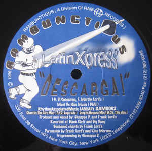 

12inch Record LATIN XPRESS - Descarga RAM0002 Rambunctious Re 1996 US Dance & Electronica Used