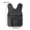 Beach Chair Side Bag Oxford Cloth Side Bag For Fishing Chair Wear-Resistant Organizer Pouch Black Chair Side Pouch