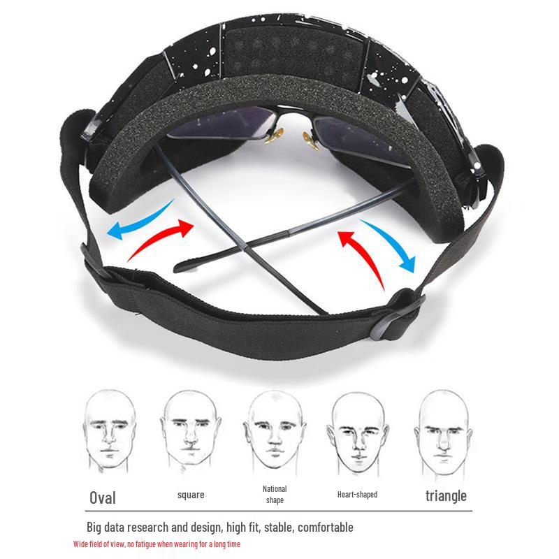 Retro Windproof & Sandproof Motorcycle Goggles for Off-Road and Harley Riding
