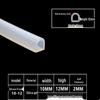 D-Shaped Silicone Sealing Strip: High-Temperature, Water-Retaining, Self-Adhesive, Anti-Collision, Shock-Absorbing for Doors & Windows