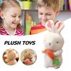 Carrot Rabbit Plushy With Q Version Cuddly Animal Toys Sleeping Pillow Toy