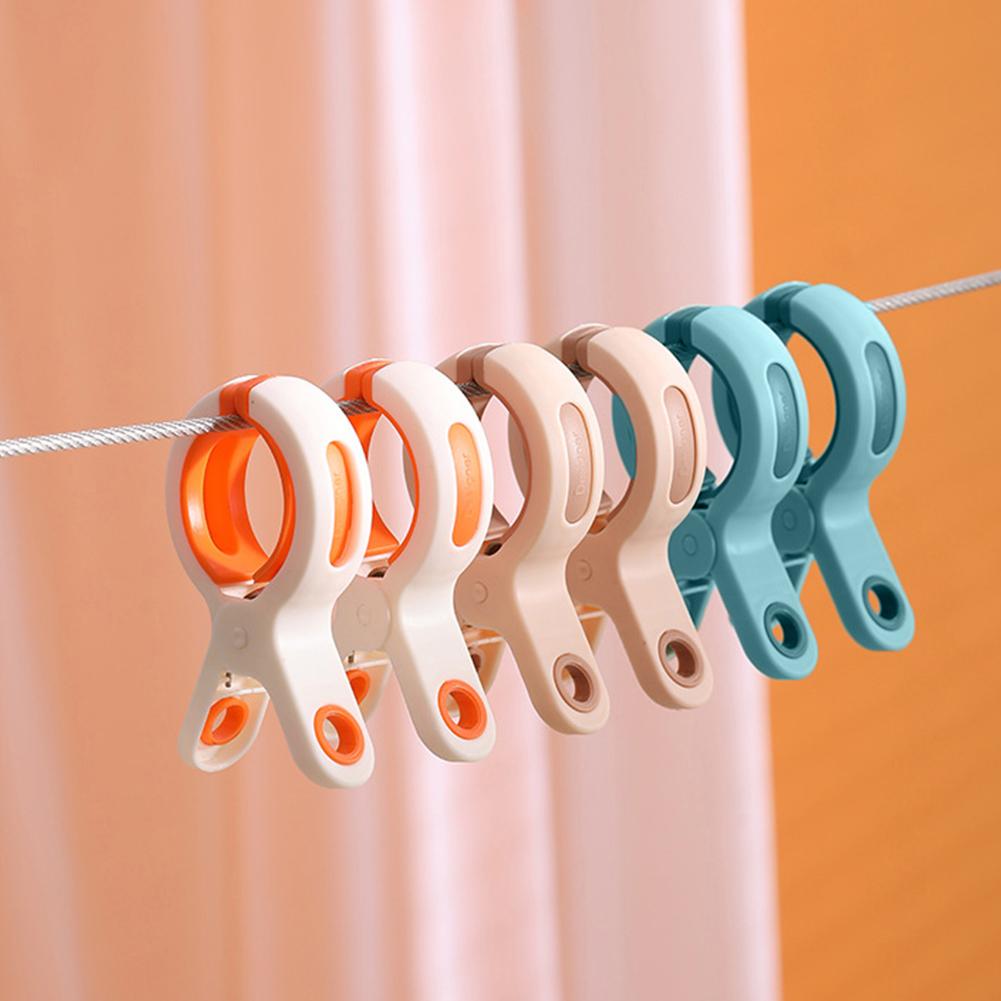 3/6Pc Large Towel Clips Windproof Fixed Drying Clothespin Reusable Non-slip Multifunctional for Pool Chairs