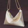 Borsa Sottobraccio da Donna in Raso con Catena - Elegante Pochette da Festa e Cena