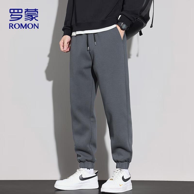 ROMON Men's Tapered Casual Jogger Pants