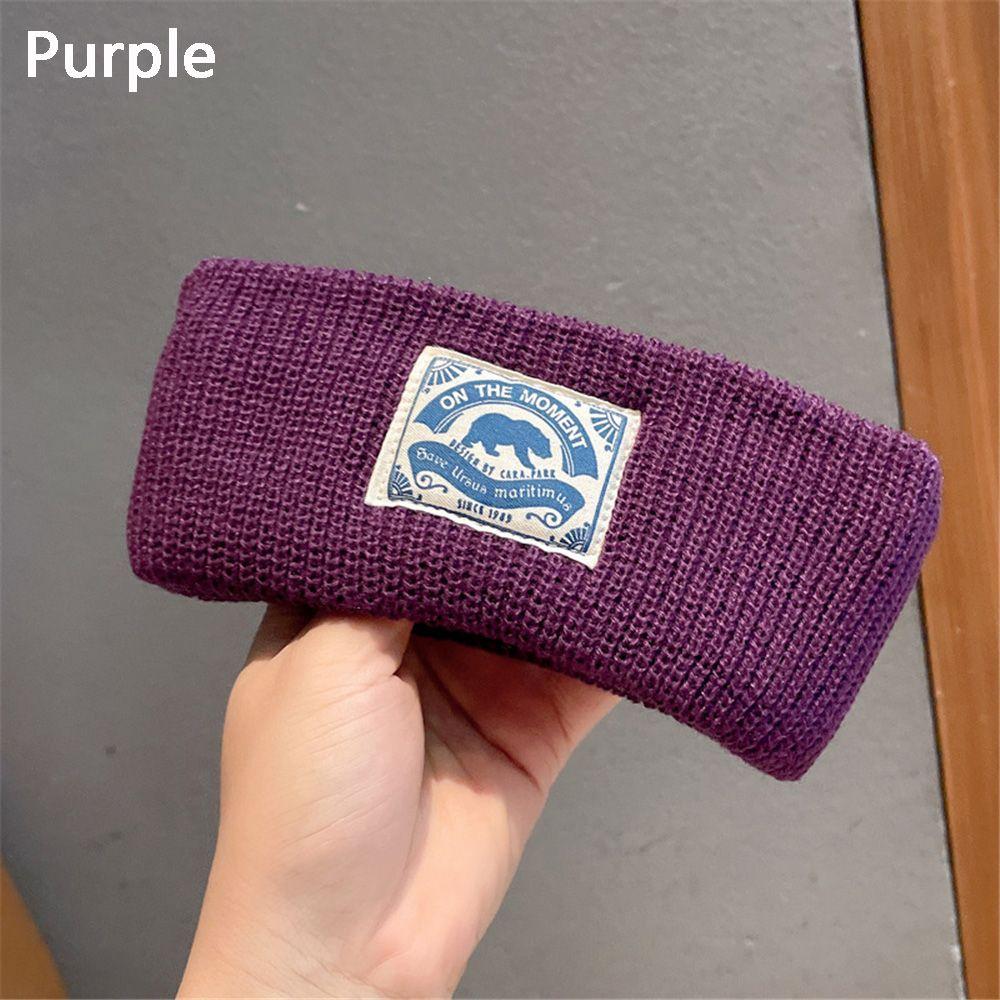 Winter Warm Thicken Soft Stretch Headwear Head Bands Knitted Headband Sports Hair Bands