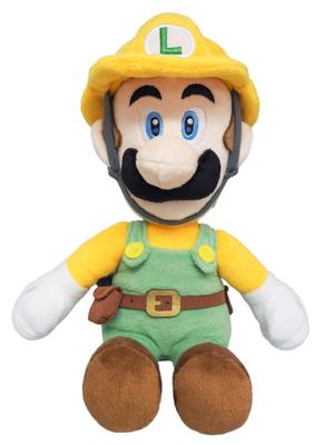 Sanei Boeki Super Mario Maker 2 Builder Luigi Plush X D10 X SMM02 (S) Toy, W12.5 H26cm,