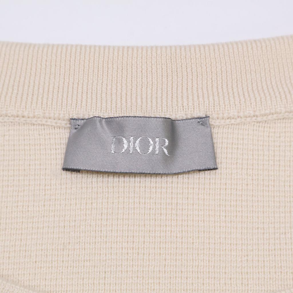 DIOR Beige 513M617A2000 CD Icon Sweater tops L beigeUsed