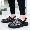 Sandals Waterproof Slippers Men Shoes Outdoor Soft Sole Shoes Clogs Eva Beach Home Summer Breathable Couple Shoes