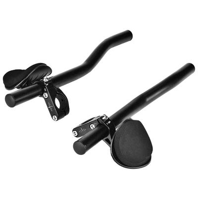 Handlebar, Aerodynamic Aluminum   Handlebar Bike Aero Bar Handlebar for Triathlon Mountain Bike Racing       Handlebar Clip