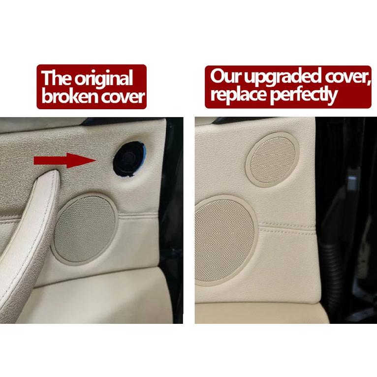 Interior Rear Door Small Round Tweeter Loudspeaker Cover For BMW X5 X6 E70 E71 E72 2007-2013 5 Series GT F07 2010-2017