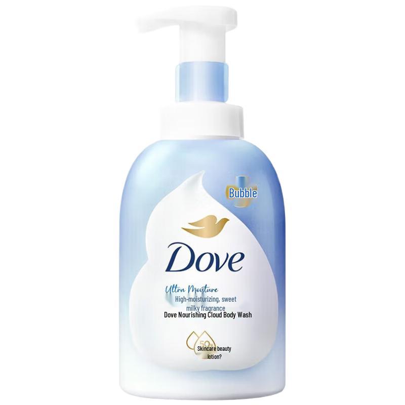Dove Foaming Body Wash Duo - Deep Moisturizing & Cherry Blossom Scent