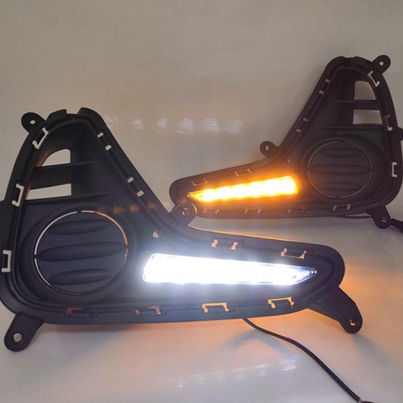 Hyundai I10 Retrofit LED Daytime Running Lights & Fog Light Frames