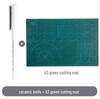 A4 Large Cutting Mat for Art, Crafts, and DIY Projects - Child-Friendly, Clay and Drawing Mat with Anti-Cut Features