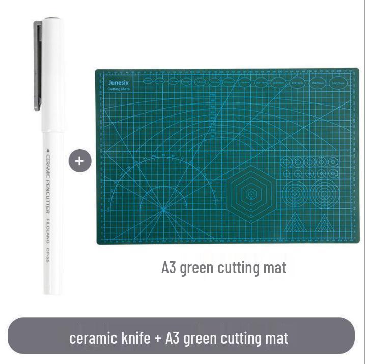 A4 Large Cutting Mat for Art, Crafts, and DIY Projects - Child-Friendly, Clay and Drawing Mat with Anti-Cut Features