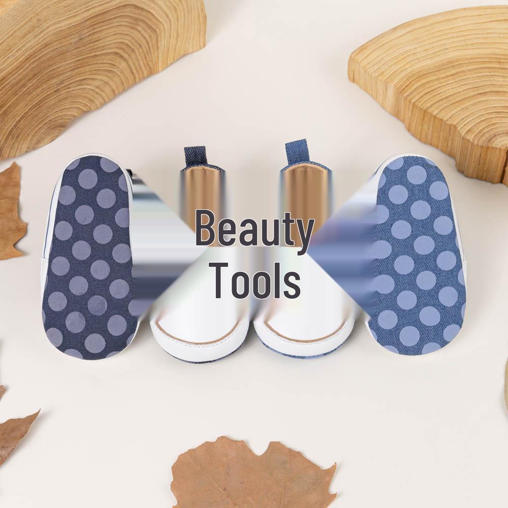 Baby Lace-up Canvas Shoes with Soft Sole & Star Design - Spring/Autumn Style