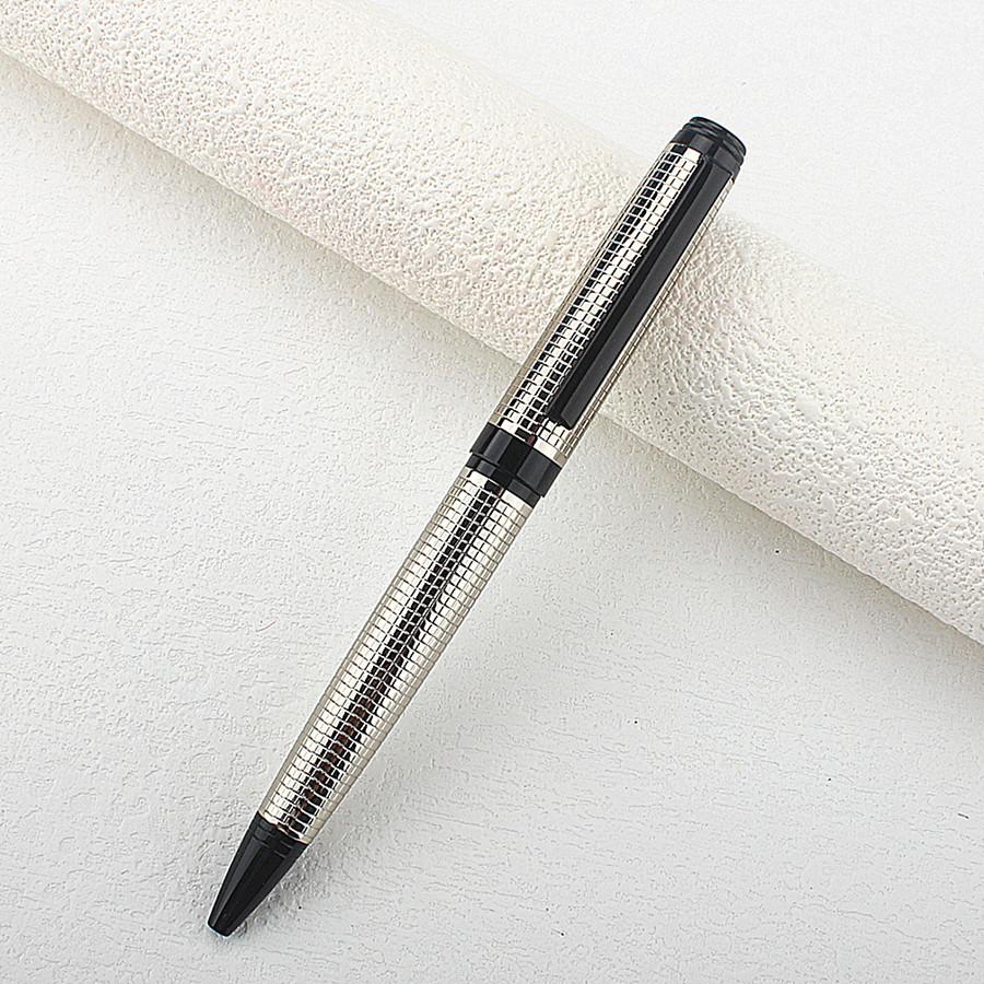 Gitter Metallkugelschreiber 0,7 mm Standardspitze geschmeidiger Stift für Kalligraphie Schreiben & Unterschrift Geschenkstift