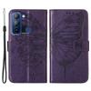 For TECNO Pop 5 LTE 4G Wallet Case with Wrist Strap Butterfly Imprint Leather Phone Cover