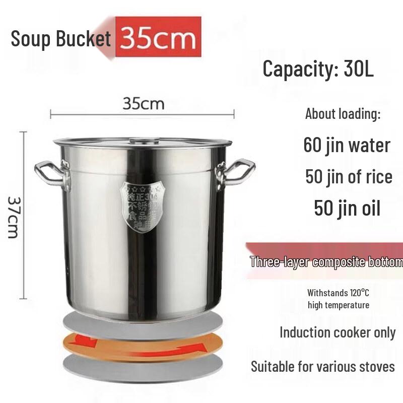 

Stainless Steel Storage Bucket
