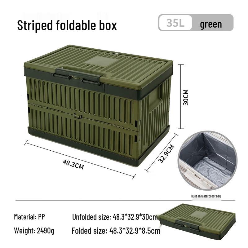 Foldable Outdoor Picnic Storage Bin