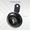 2Pcs 12V Snail Type Car Horns Waterproof Car Horn 350Hz-420Hz Frequency Ranges Excellent for Vehice Enhances Safety