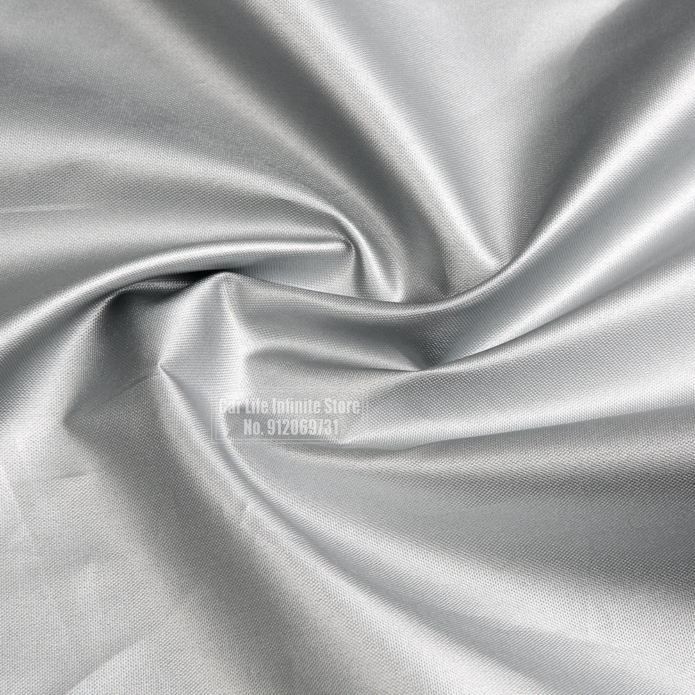 190T Yacht Outdoor Protection Waterproof Boat Cover Oxford Fabric Anti-smashing Tear Proof Silver Reflective Boat Cover 11-22FT