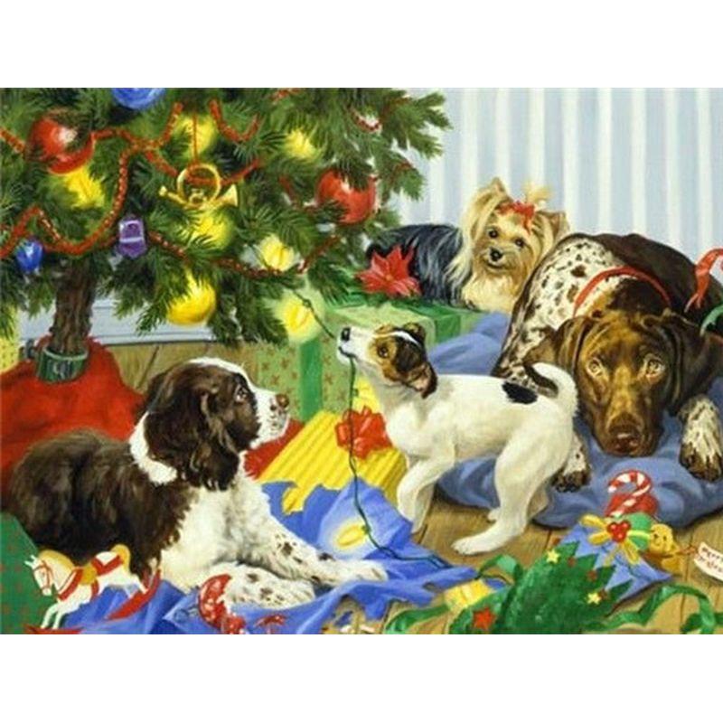 

5D Алмазная картина Животное Вышивка крестом Ремесло Полный круглый дрель Мозаика Алмазная вышивка Украшение дома Full Round 20x25CM