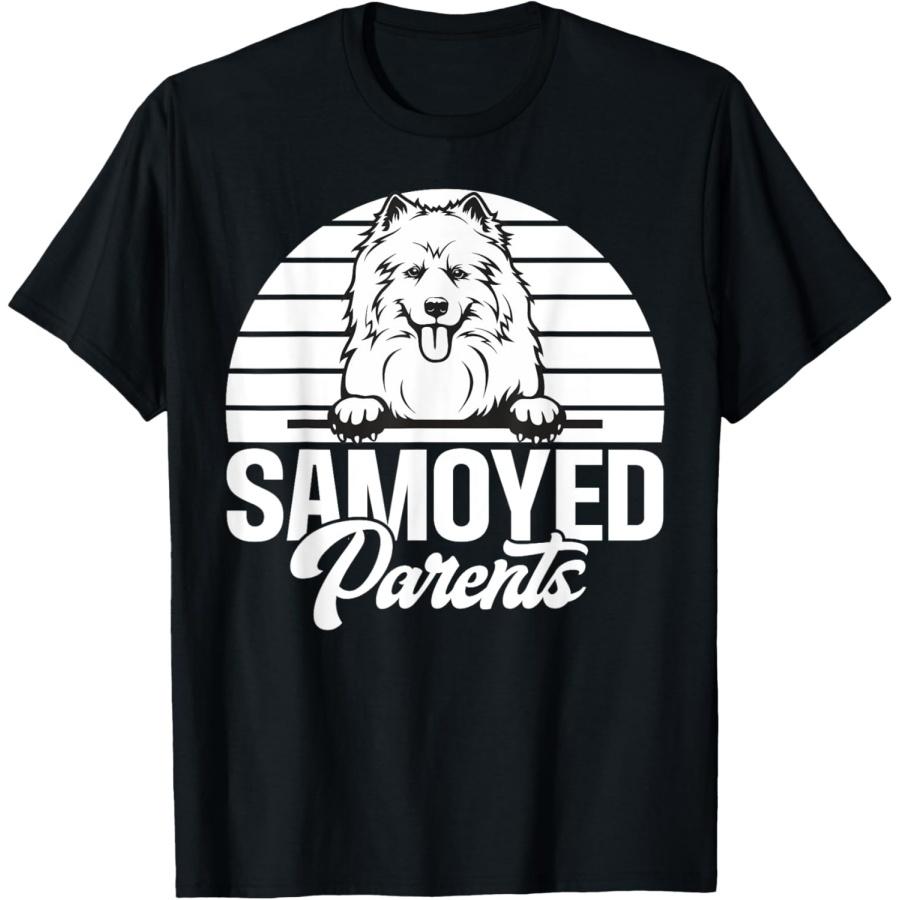 Футболка для родителей самоеда XXXXXL чёрный