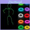 Vibrant El Wire Costume Illuminated Strips For Adults And Kids Perfect For Halloween Parties