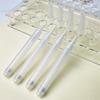 6Pcs Refillable Empty Brush Pen Clear Empty Paint Pen Acrylics Empty Marker For Painting on Paper Wood Ceramic Metal