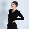 Make A Toast Hooded Two-Way Zip-Up Sweatshirt Black Mbdsto006Bk