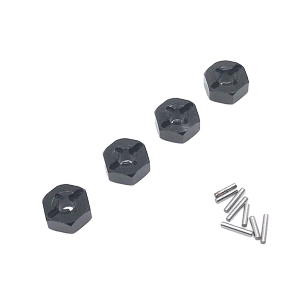 

Aluminum Hexagon Wheel Hex Mount Hub Pin Set For 1/18 A949 Metal Wheel Hex Mount Hubs
