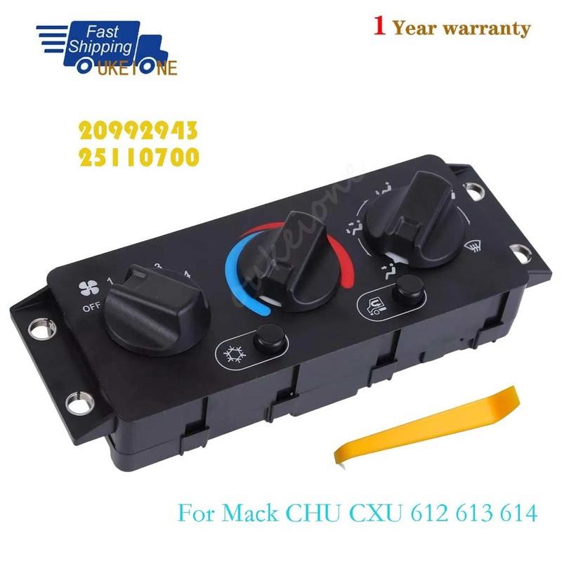 

20992943 25110700 For Mack CHU CXU 612 613 2008-2018 A/C Heater Climate Control Pannel Air Condition Module Car Accessories